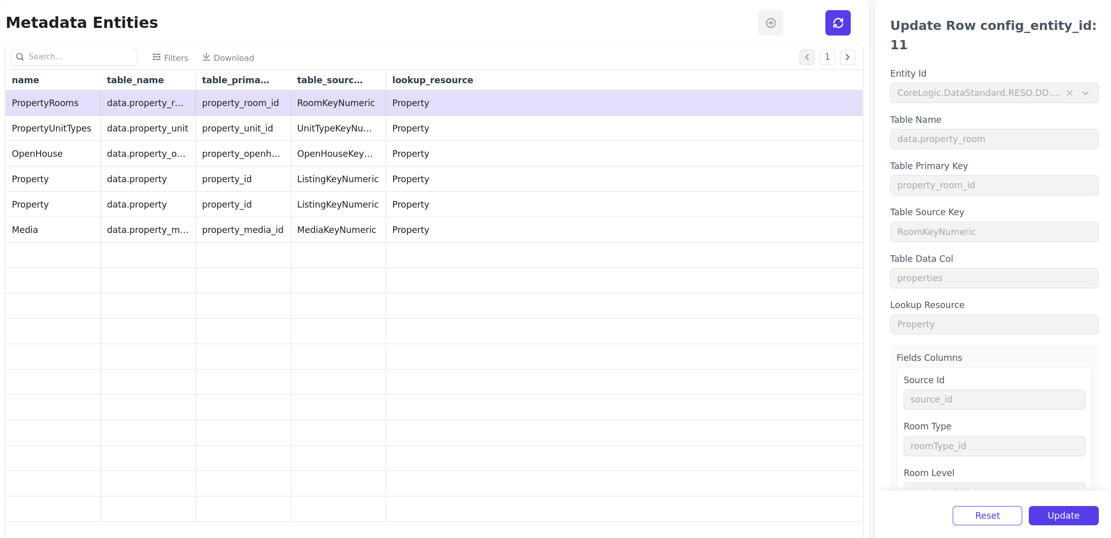 Data Sync Settings Screenshot
